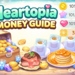 Heartopia guide showing how to earn gold quickly in 2026