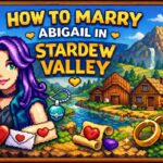 Stardew Valley Abigail marriage guide with gifts, heart events, and proposal steps