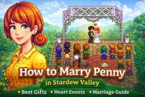 How to Marry Penny in Stardew Valley