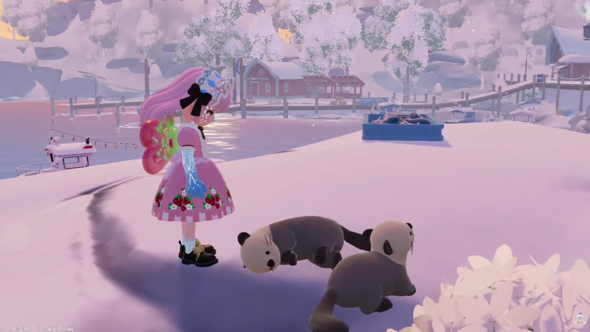 Sea Otter eating in its preferred weather